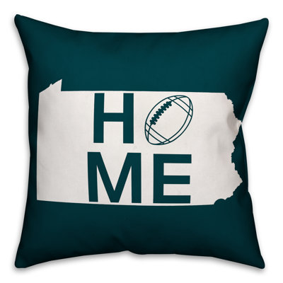  Philadelphia Home Football Indoor/Outdoor Throw Pillow