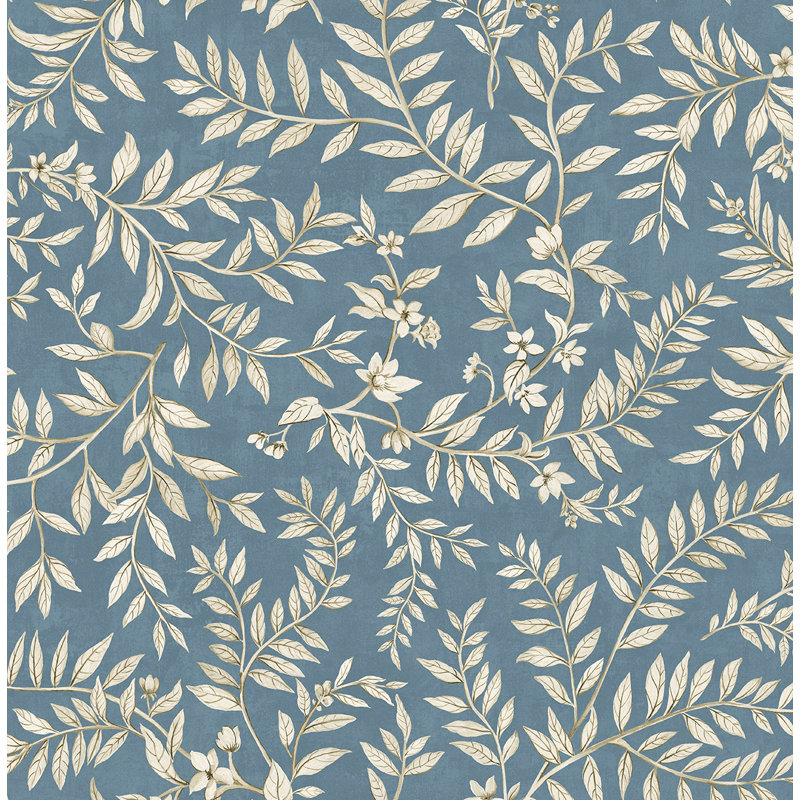 Papier peint adhésif non tissé Daisy Bennett Designs Wedgewood, Bleu Wedgewood