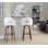 Tabouret de bar 30 po Dahlia