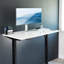 Plateau de table d'angle carré 55 po x 24 po VIVO-92400731