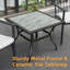 Table de bar d'extérieur carrée L 27 po x l 27 po Lakista-1076328813