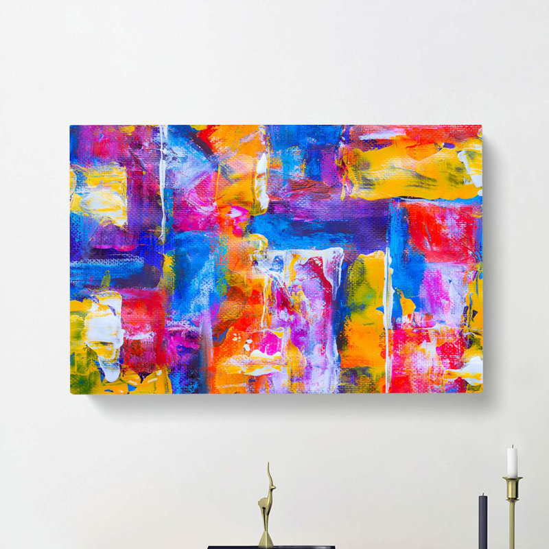 Abstract Art Painting Vol.231 by S.Johnson - Wrapped Canvas, 35cm H x 50cm W x 3cm D