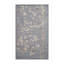 Tapis bleu soyeux et moelleux-100890681