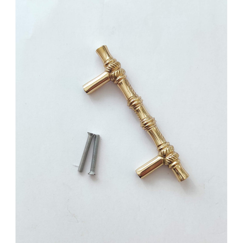 Lizton 8cm Centre Appliance Handle, Polished Brass