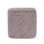 Repose-pieds carré capitonné en chenille avec rangement et plateau rabattable - 15 po x 15 po x 15 po-1495531783