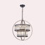 Lustre sphérique unique et remarquable à 8 lumières avec accents de cristal-1313493461-1313493460