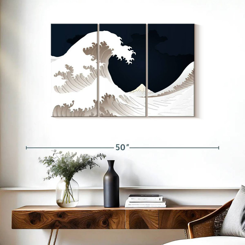 Gillard Chinese Wave, 24" H x 38" W