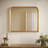 Bree Modern Arch Metal Modern Wall Mirror