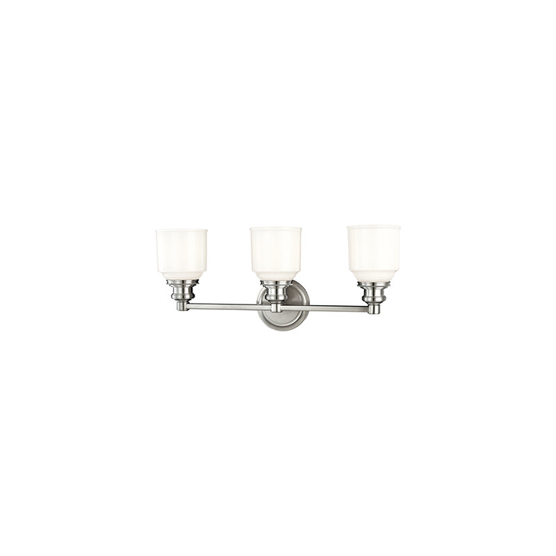 Windham 3 - Light Bath Bar, Polished Nickel
