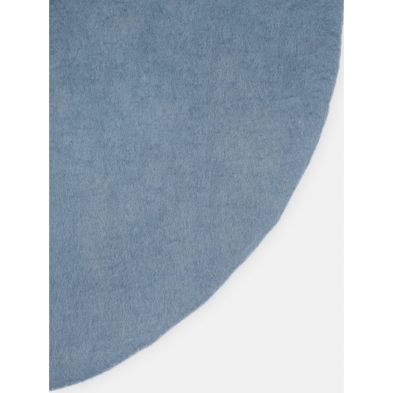 Round Wool Hand Woven Shag, Round 200cm