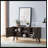 Home Entryway Console Table with Multi- Storage Compartments, Display Cabinet