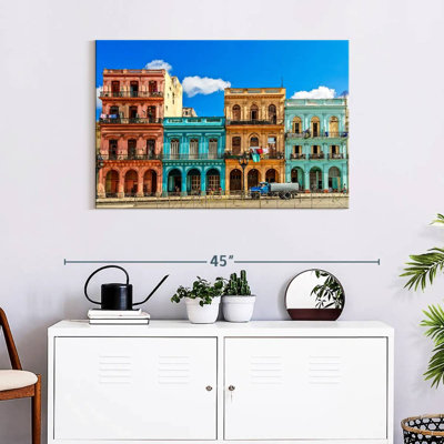 Lilie maisons cubaines multicolores