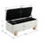 Upholstered Flip Top Storage Bench With Solid Wood Legs-509111046-509110520