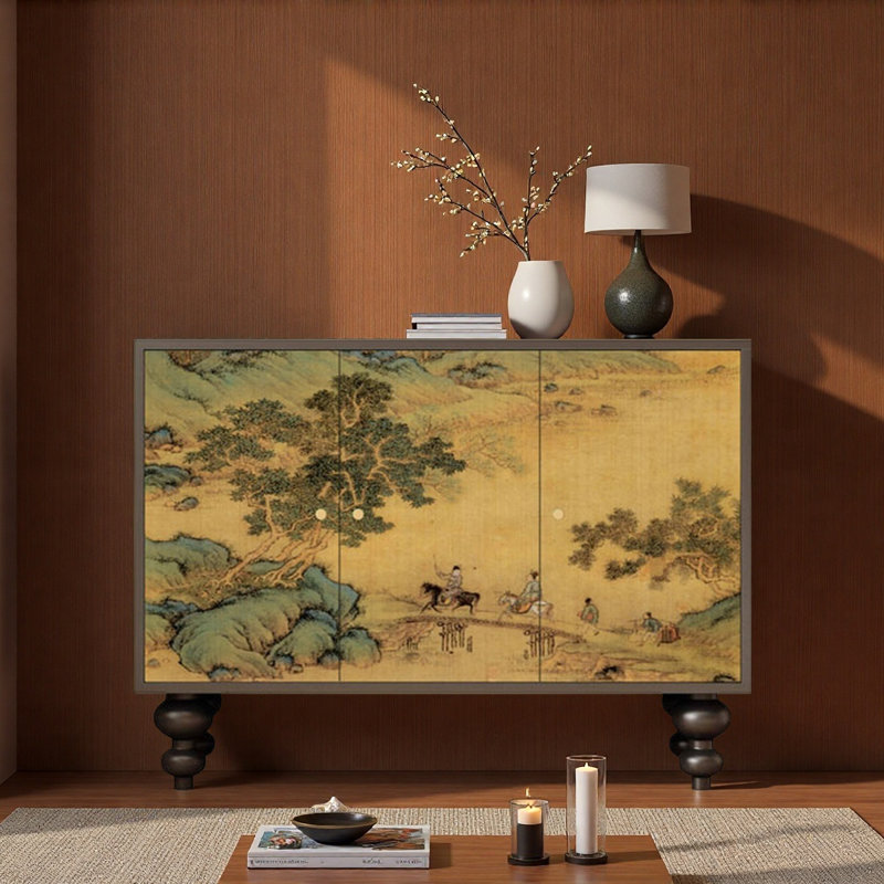 Commode de rangement rétro de style chinois