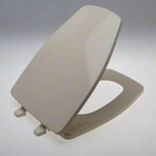 Siège de toilette allongé, Noir