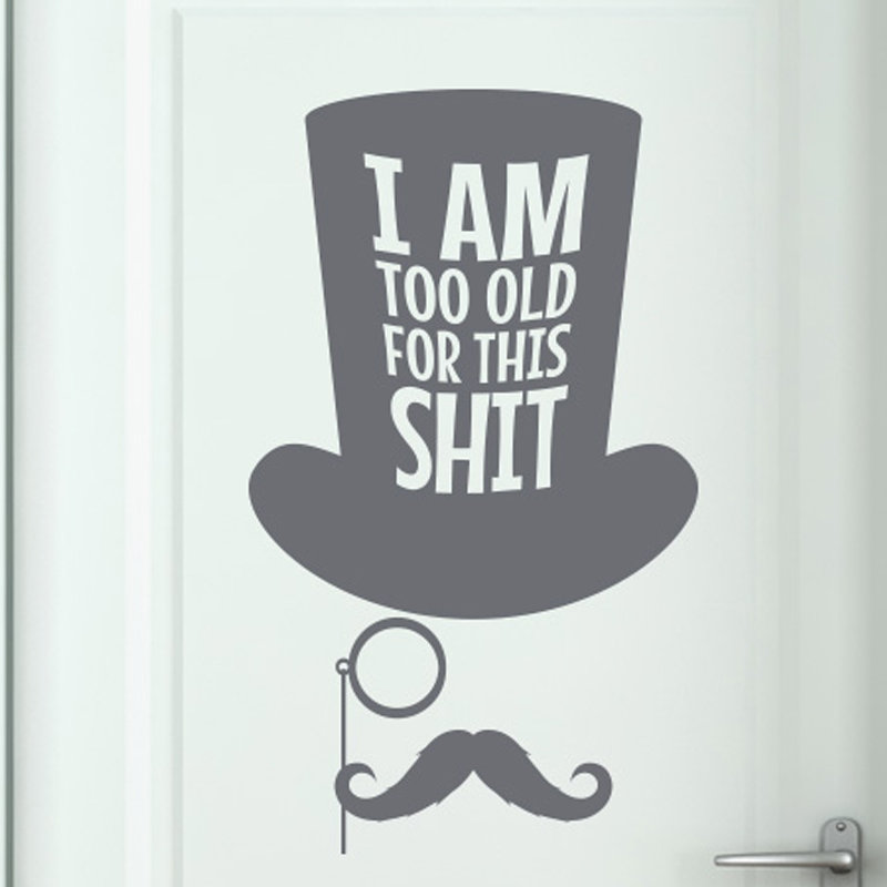 Wall Decal, Grey