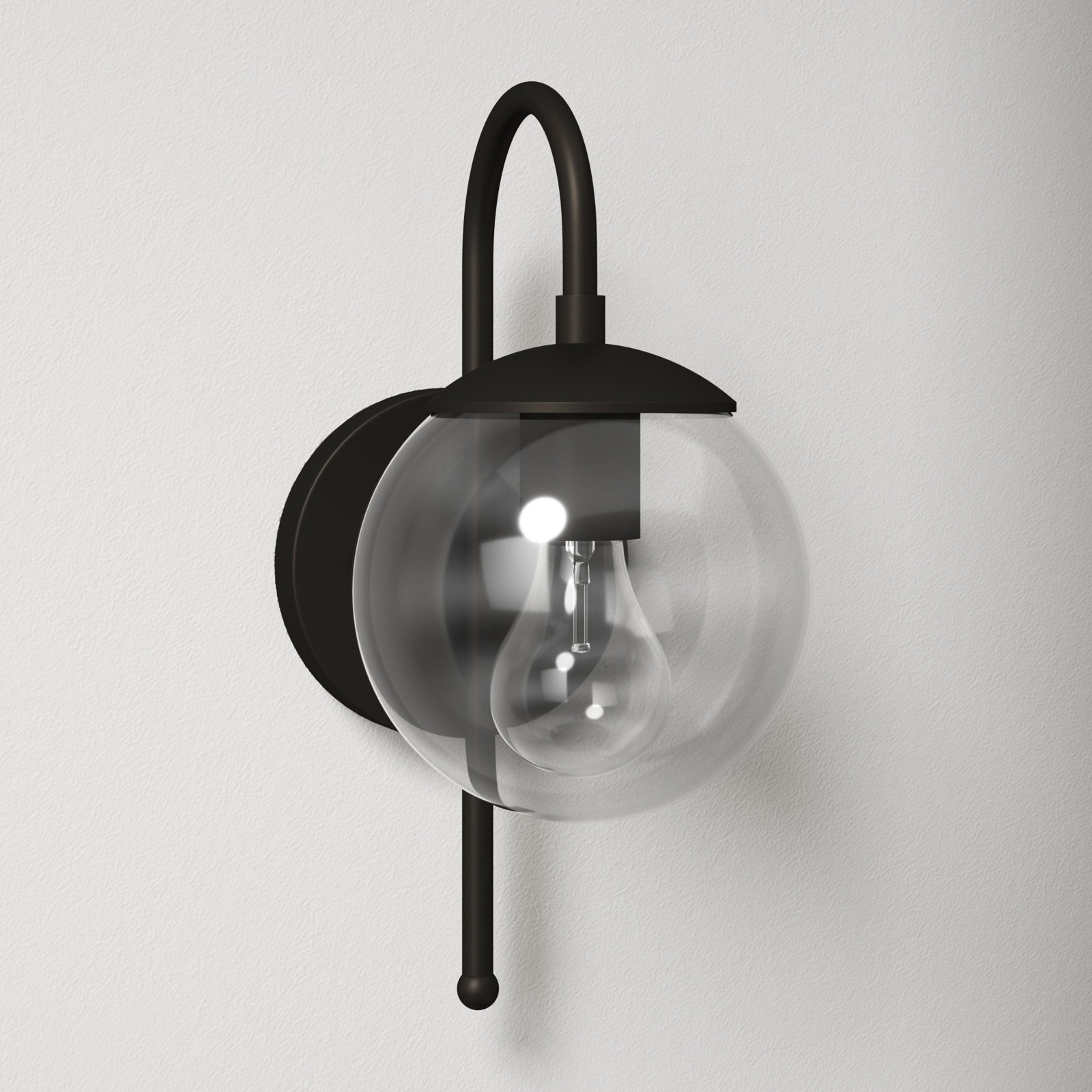 Elba Outdoor Wall Lantern, Oil Rubbed Bronze