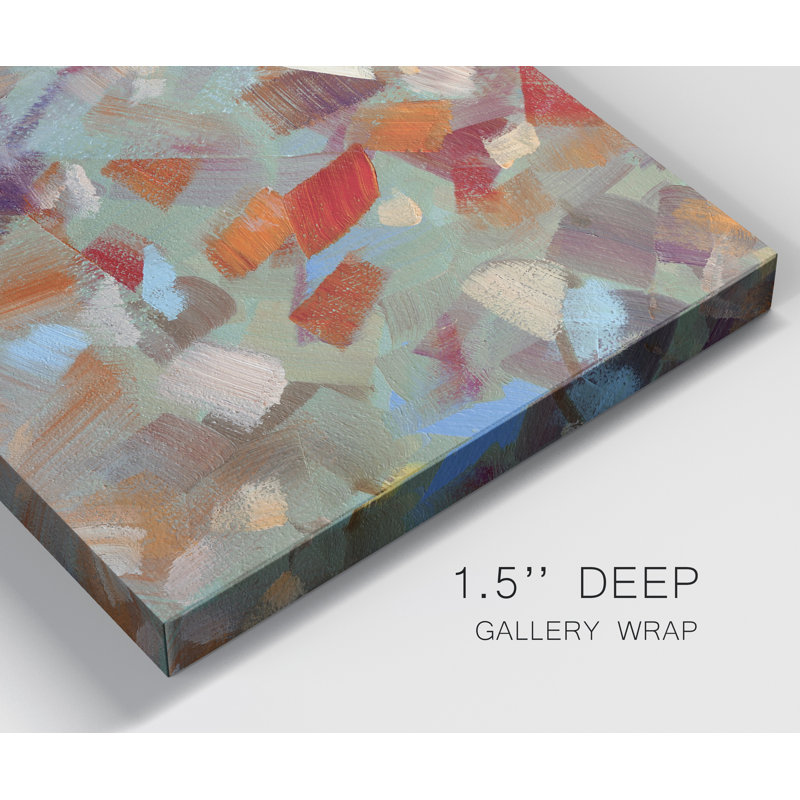 Confetti Party I - Wrapped Canvas Print, 32" H x 32" W x 1" D
