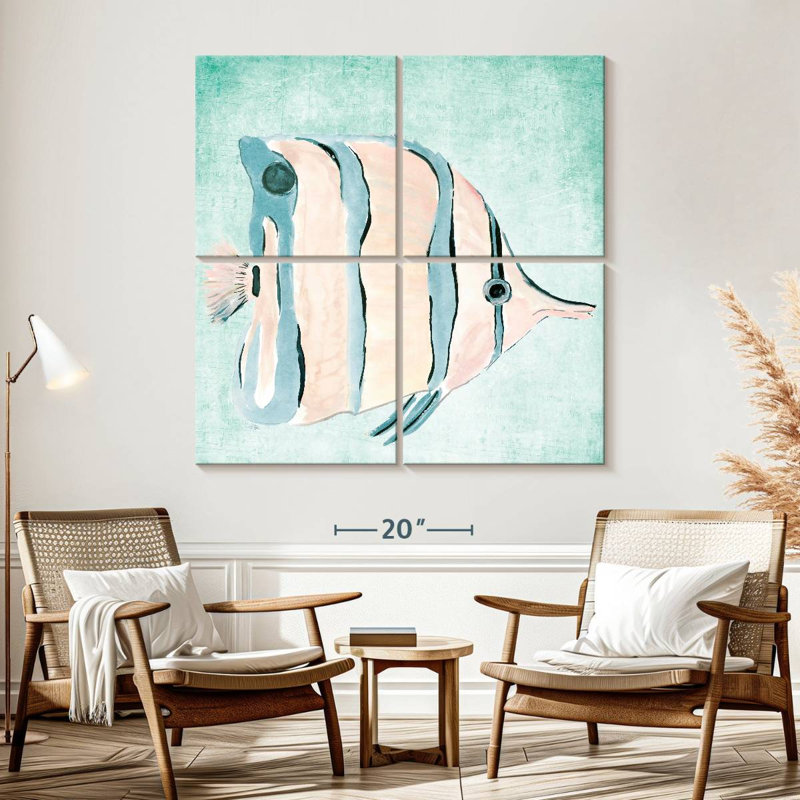 Papillon Brampt dans la mer I, H 57 po x l 57 po