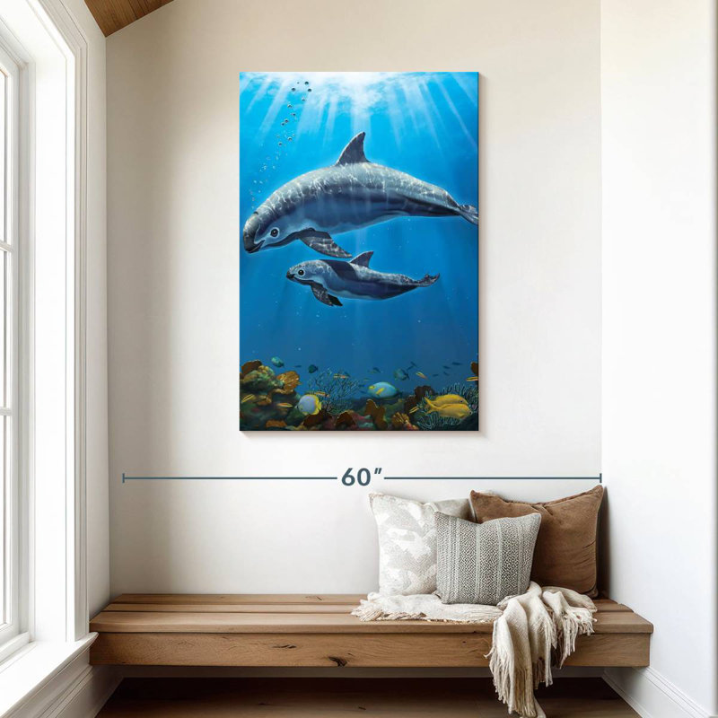 Brampt Vaquita Critically Endangered, 45" H x 30" W