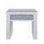 Table de bout, miroir et faux diamants