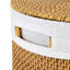  3-Piece Handwoven Rattan Lidded Laundry Hamper Basket Set