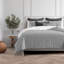 Walker Ticking Stripe Indigo/White Cotton Coverlet Set-1732225442-1776751365