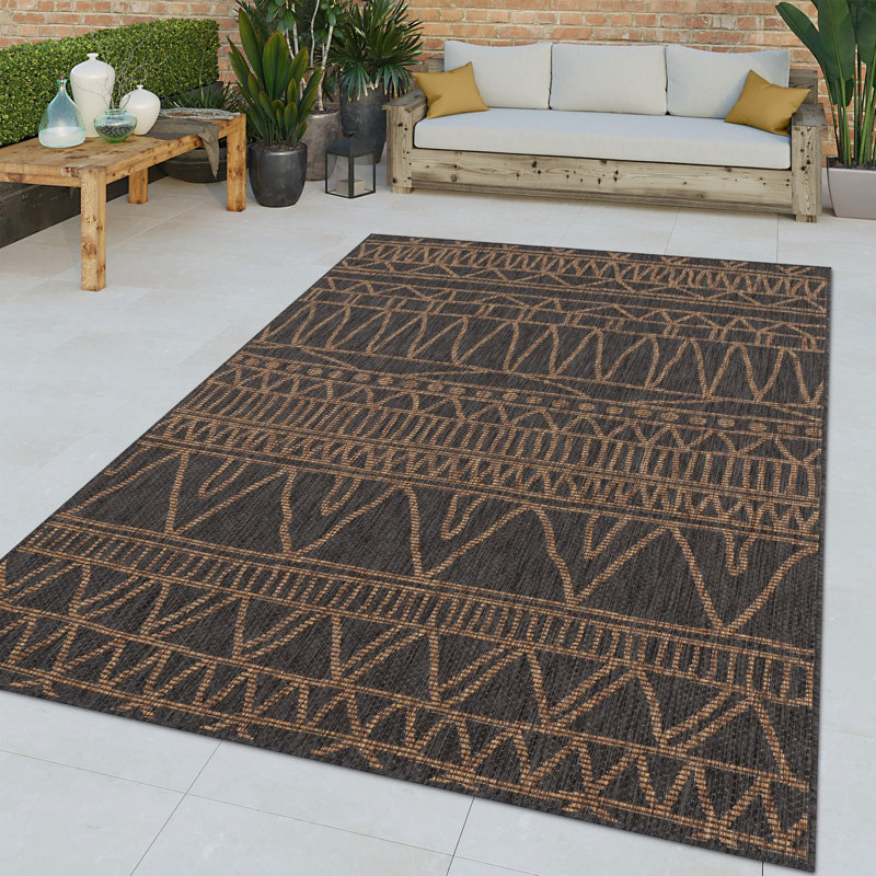 Tapis intérieur / extérieur rectangulaire Concetto, Rectangle 5 pi 3 po x 7 pi 3 po