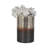 Dirks Glass Vases Modern Decorative Ribbed Cylinder Vase in High-Quality Glass - Sleek Contemporary Single Piece with Textured Detail for Stylish Accent Display-939092280