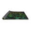 Tapis vert/orange/noir à motifs-1808856527