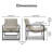 Tommy Hilfiger Dawson Contemporary Armchair-53105019