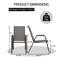 12.75cm H Metal Stacking Armchair-145592975