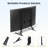 Acgam Tds-1 Adjustable Tabletop Tv Stand, Customizable Height, Scratch-free Surface Protection 