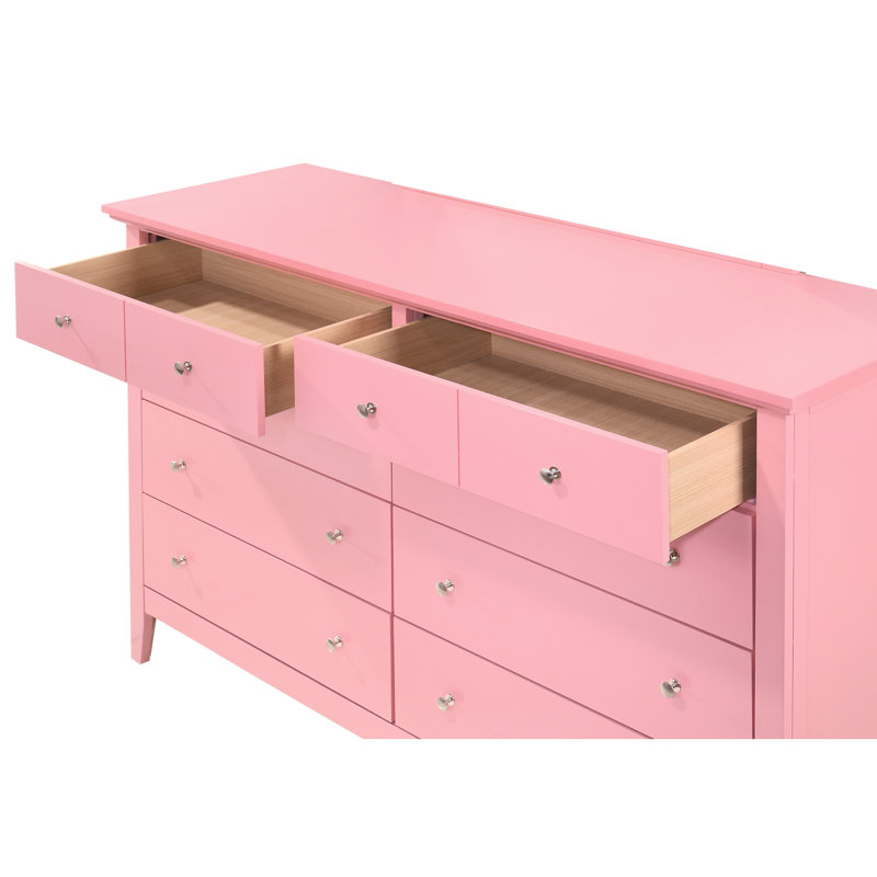 Charmante commode décontractée rose, Rose