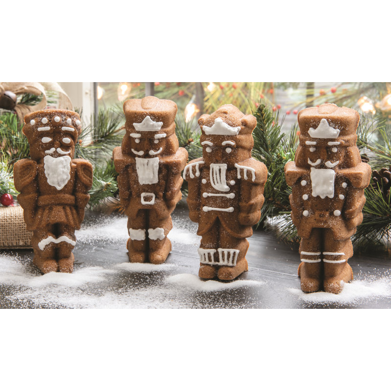 Nordic Ware Non-Stick Novelty Nutcracker Sweets Cakelet Pan