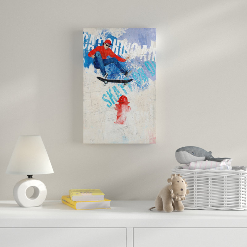 Helo «Catching Air I», art sur toile, H 19 po x l 12 po x P 2 po
