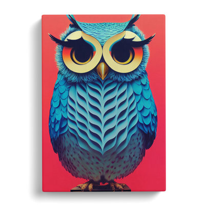 The Flourishing Owl - Wrapped Canvas