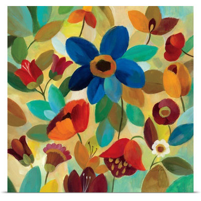 'Summer Floral II' by Silvia Vassileva Painting Print