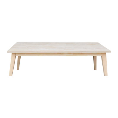 Unfinished Solid Wood Dining Table