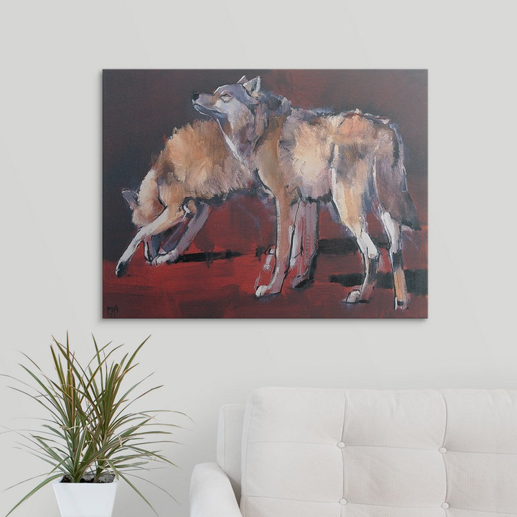 «Yusef Loups, 2001» par Mark Adlington, reproduction d'art, H 27 po x l 36 po x P 1,5 po, Toile