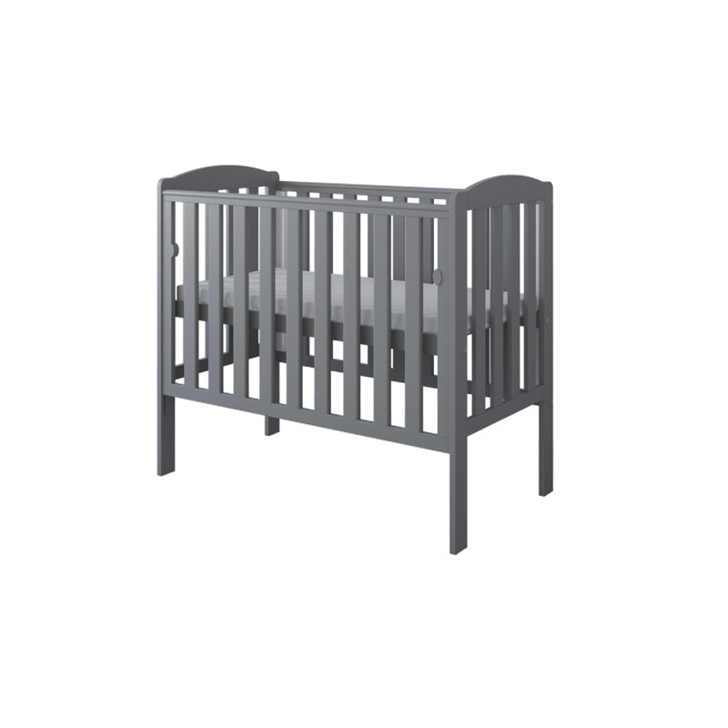 Waffi Space Saver Cot Grey With Bamboo Mattress 