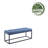 Shauny Fabric Bench with Metal Legs-1832296963