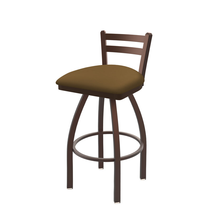 Tabouret de bar et de comptoir 411 Jackie, Vinyle - selle Canter, Bronze, Tabouret de bar (assise de 30 po de hauteur)
