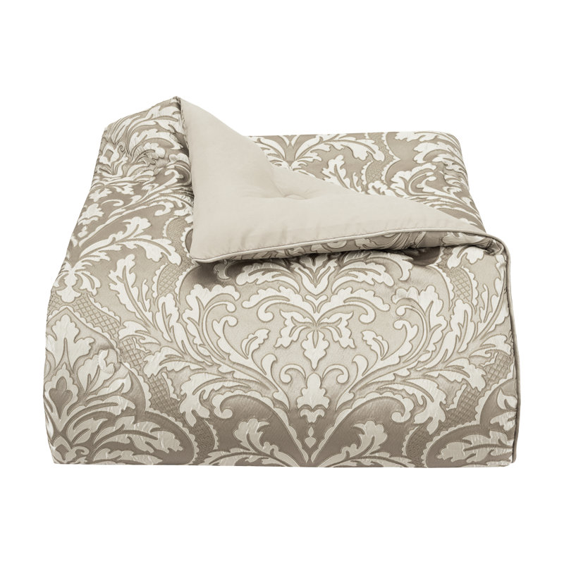 Brunello - Flax California King 4Pc. Comforter Set, California King Comforter + 3 Additional Pieces