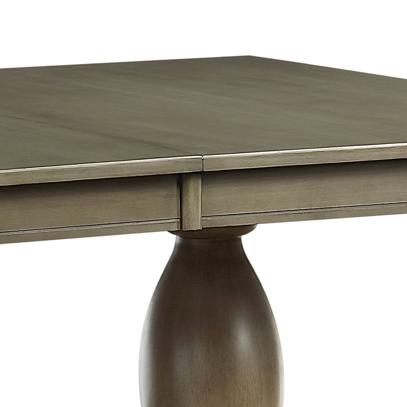 Huennefeld Extendable Rectangular with Solid Wood Base Dining Table