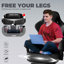 Metro Lane Adjustable Reclining Ergonomic Faux Leather Swiveling PC & Racing Game Chair-1624370055