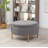 Mariantonietta Upholstered Round Storage Ottoman-1855773756