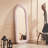 Manolya Fabric Arch Mirror-1228048818