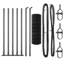 Euro Fence With 7 Posts Galvanised Steel-1613591674-1613591670