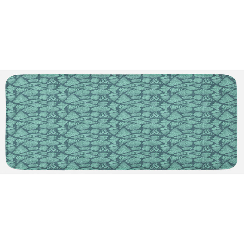 Coastal Synthetic Kitchen Mat